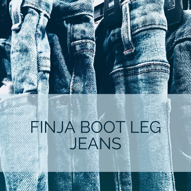 finja boot leg jean